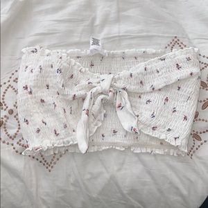 White beautiful bandeau